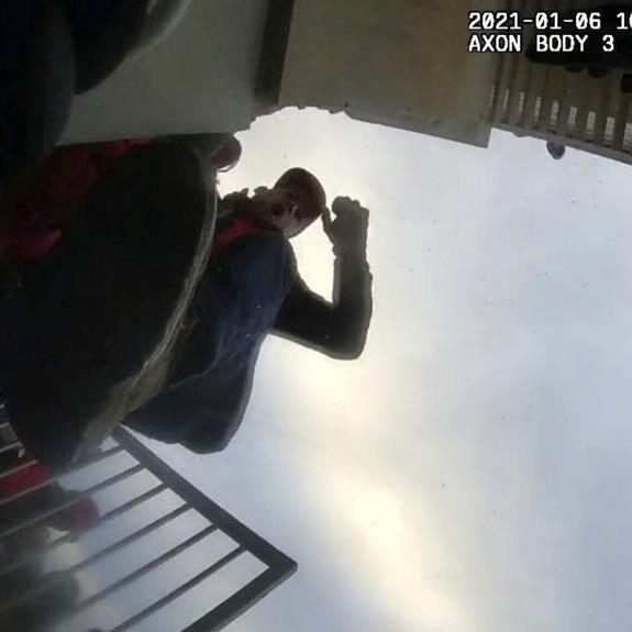 Man who bragged that he 'fed' an officer to the mob of Capitol rioters gets nearly 5 years in prison